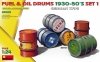 MiniArt 24009 FUEL OIL DRUMS 1930-50’S SET 1. GERMAN TYPE 1/24